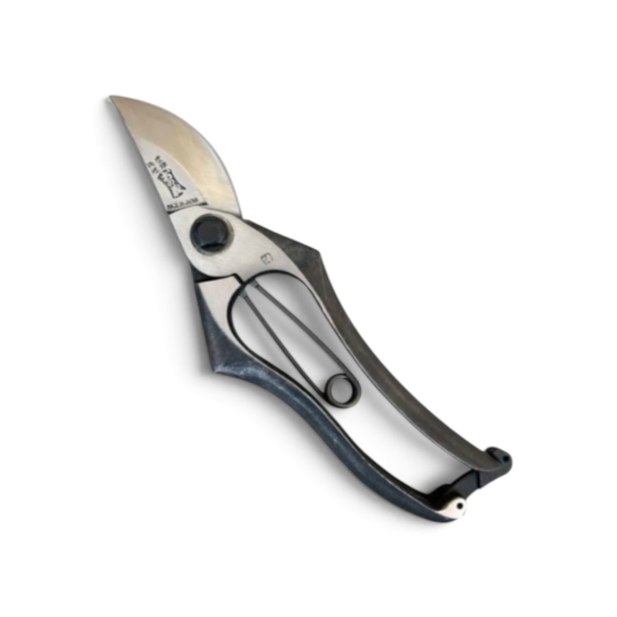 Onoyoshi Professional Pruning Secateurs Total Length & Blade: 200mm / 64mm High-Grade Cutlery Steel [Traditional Hand Forged from Scratch / Hollow Ground Back / Twisted Blade/ Screw Joint]