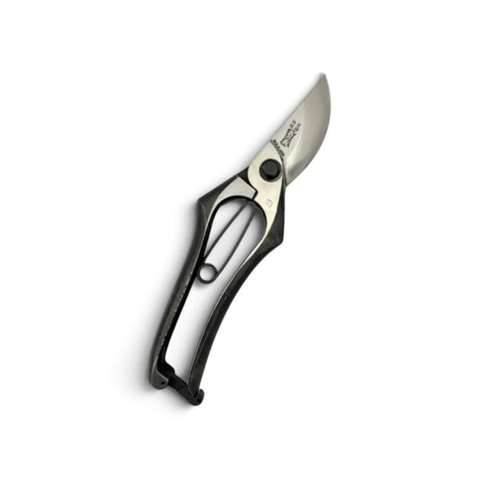 Onoyoshi Professional Pruning Secateurs Total Length & Blade: 225mm / 74mm High-Grade Cutlery Steel [Traditional Hand Forged from Scratch /Hollow Ground Back / Twisted Blade/ Screw Joint / Low-Resistance Blade / Large Capacity