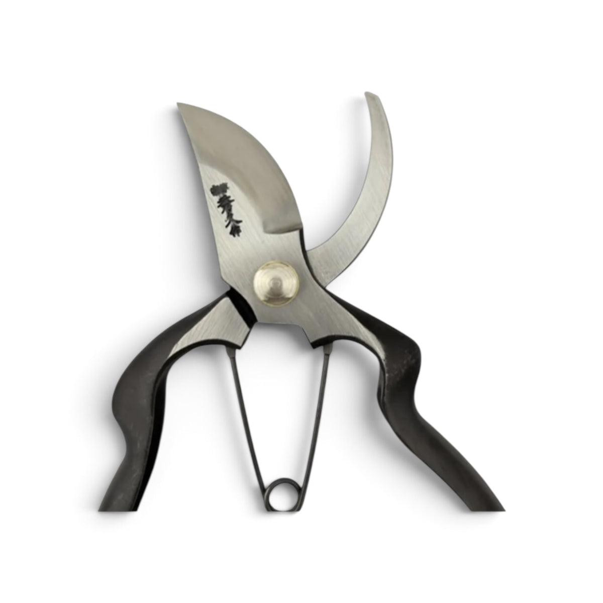 Hidehisa Professional Pruning Secateurs Total Length & Blade: 200mm / 63mm High-Carbon Cutlery Steel [Traditional Hand Forged from Scratch / Hollow Ground Back / Twisted  Blade/ Screw Joint / Ergonomic Contour Handle / Slim Low-Resistance Blade ]
