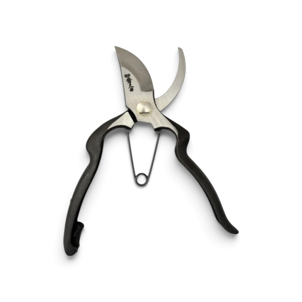 Hidehisa Professional Pruning Secateurs Total Length & Blade: 200mm / 63mm High-Carbon Cutlery Steel [Traditional Hand Forged from Scratch / Hollow Ground Back / Twisted  Blade/ Screw Joint / Ergonomic Contour Handle / Slim Low-Resistance Blade ]