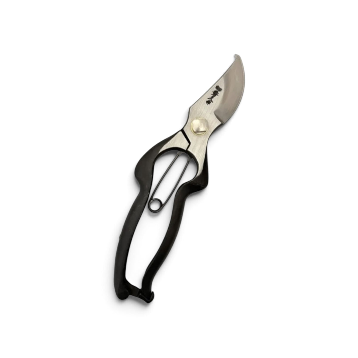 Hidehisa Professional Pruning Secateurs Total Length & Blade: 200mm / 63mm High-Carbon Cutlery Steel [Traditional Hand Forged from Scratch / Hollow Ground Back / Twisted  Blade/ Screw Joint / Ergonomic Contour Handle / Slim Low-Resistance Blade ]