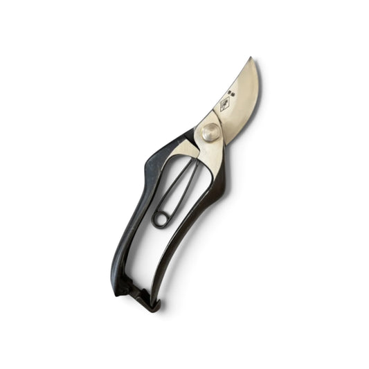 Azumagawa Professional Pruning Secateurs Total Length & Blade: 180mm / 57mm High-Grade Special Steel [Traditional Hand Forged from Scratch / Hollow Ground Back / Twisted Blade / Screw Joint / Thin Low-Resistance Blade ]