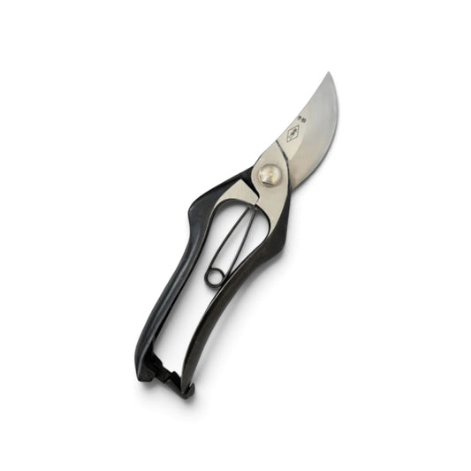 Azumagawa Professional Pruning Secateurs Total Length & Blade: 200mm / 64mm High-Grade Special Steel [Traditional Hand Forged from Scratch / Hollow Ground Back / Twisted Blade / Screw Joint / Thin Low-Resistance Blade]