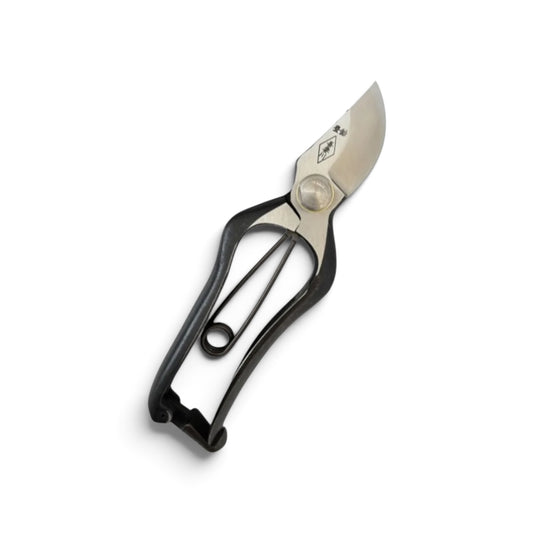Azumagawa Professional Pruning Secateurs Compact Model Total Length & Blade : 140mm / 44mm High-Grade Special Steel [Traditional Hand Forged from Scratch / Hollow Ground Back/ Twisted Blade / Screw Joint / Durable Blade Geometry]