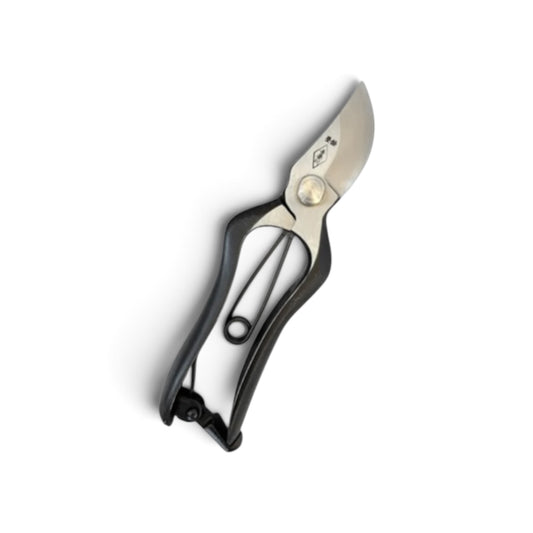 Azumagawa Professional Hand-Forged Pruning Secateurs Compact-Mid Model Total Length / Blade 165mm / 50mm High-Grade Special Steel [Traditional Hand Forged from Scratch / Hollow Ground Back / Twisted Blade / Screw Joint /Durable Blade Geometry]