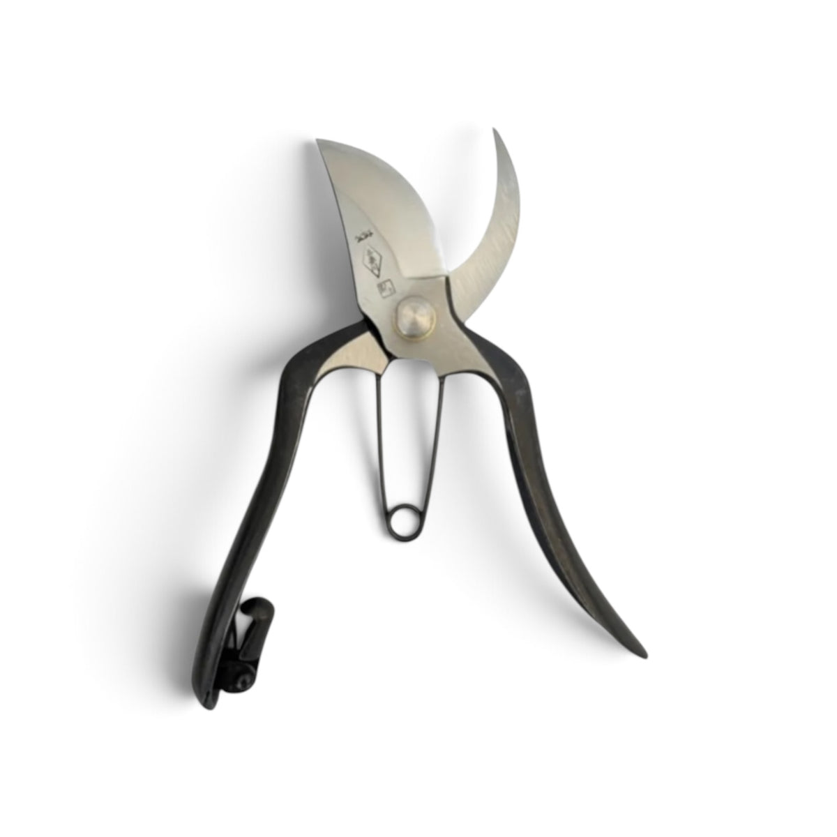 Azumagawa Professional Pruning Secateurs Total Length & Blade: 200mm / 65mm High-Grade Special Steel [Traditional Hand Forged from Scratch / Hollow Ground Back / Twisted Blade/ Screw Joint/ Thick Durable Blade]