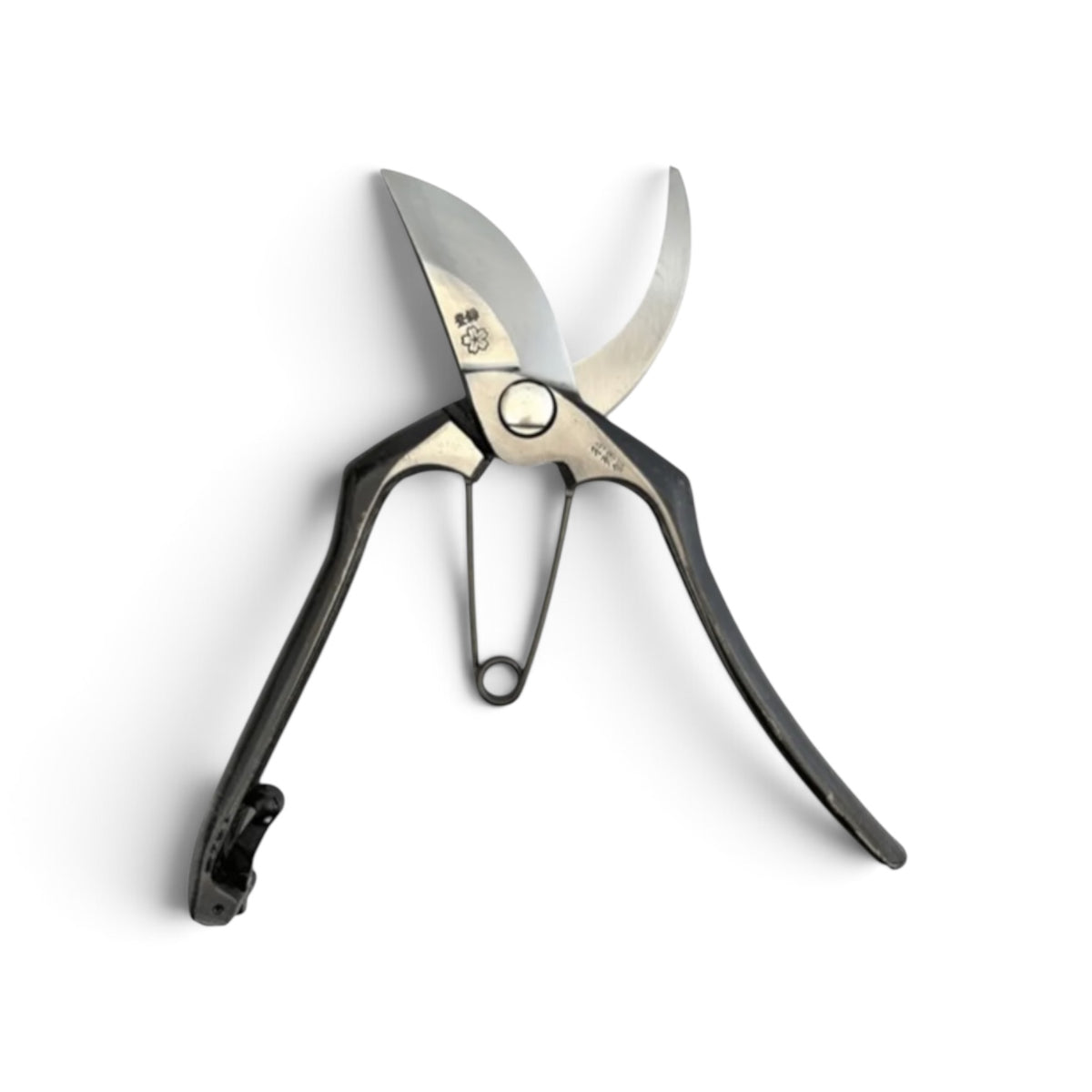 SAKURA Professional Pruning Secateurs Large Model Total Length & Blade 225mm / 75mm Japanese Cutlery Steel [Traditional Hand Forged from Scratch / Hollow Ground Back / Twisted Blade / Screw Joint / Smooth Curved Ergonomic Handle]