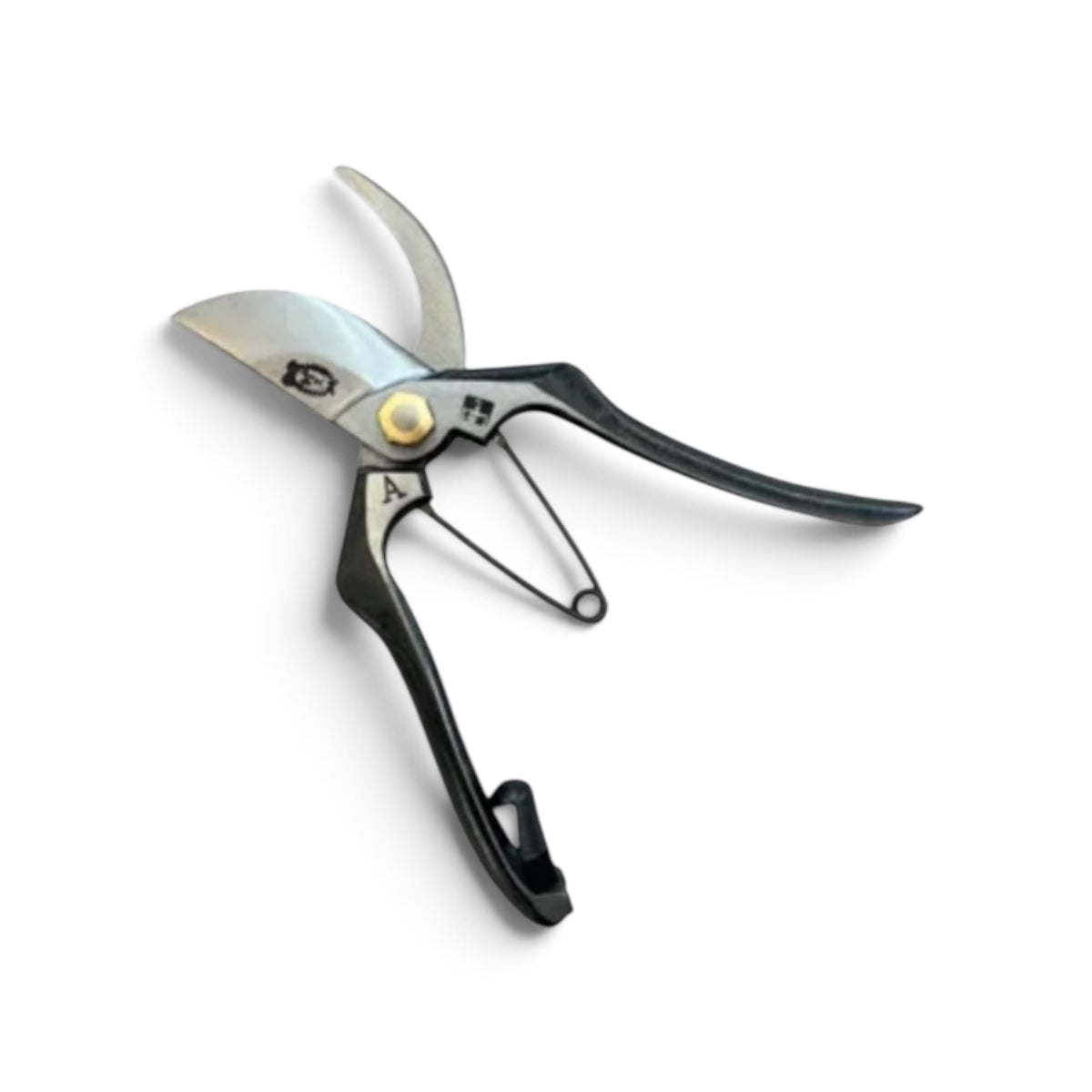 Murahisa Master Blacksmith Pruning Secateurs Total Length & Blade 180mm/60mm High-Grade Japanese Carbon Steel [Traditional Hand Forged from Scratch / Hollow Ground Back / Twisted Blade / Screw Joint / Master Hand-Finished Crafts]