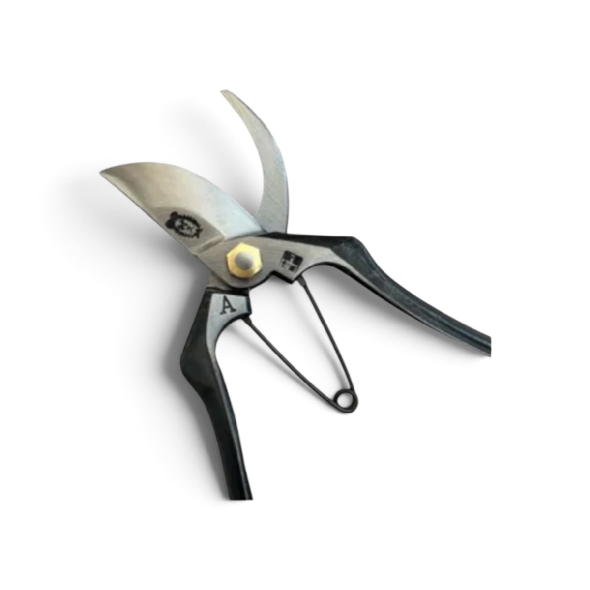 Murahisa Master Blacksmith Pruning Secateurs Total Length & Blade 180mm/60mm High-Grade Japanese Carbon Steel [Traditional Hand Forged from Scratch / Hollow Ground Back / Twisted Blade / Screw Joint / Master Hand-Finished Crafts]