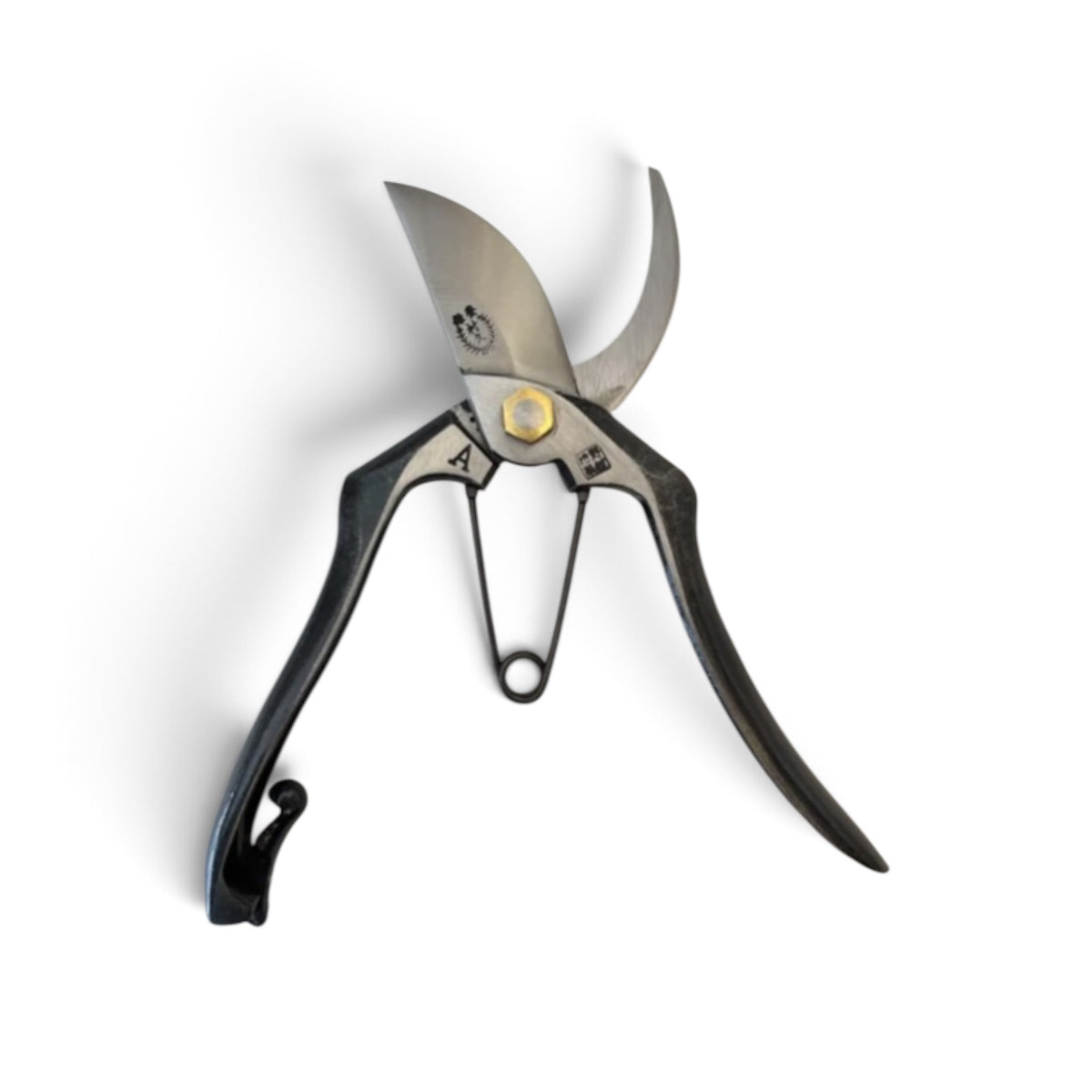 Murahisa Master Blacksmith Pruning Secateurs Total Length & Blade: 200m/67mm High-Grade Japanese Carbon Steel [Traditional Hand Forged from Scratch Hollow Ground Back / Twisted Blade / Screw Joint / Master Hand-Finished Crafts]