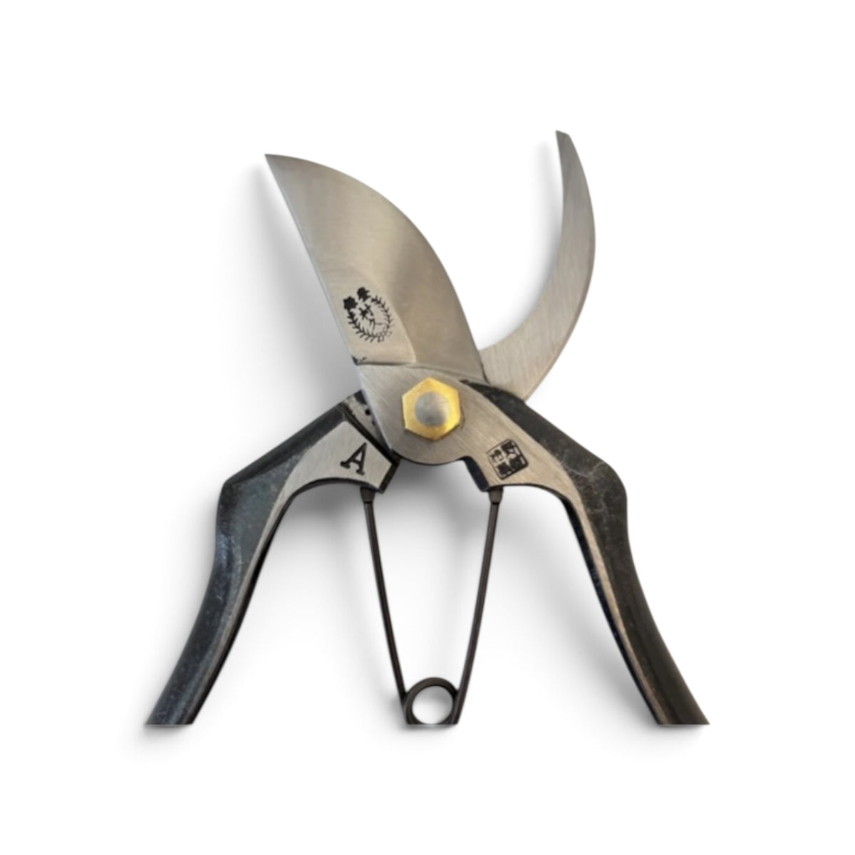 Murahisa Master Blacksmith Pruning Secateurs Total Length & Blade: 200m/67mm High-Grade Japanese Carbon Steel [Traditional Hand Forged from Scratch Hollow Ground Back / Twisted Blade / Screw Joint / Master Hand-Finished Crafts]