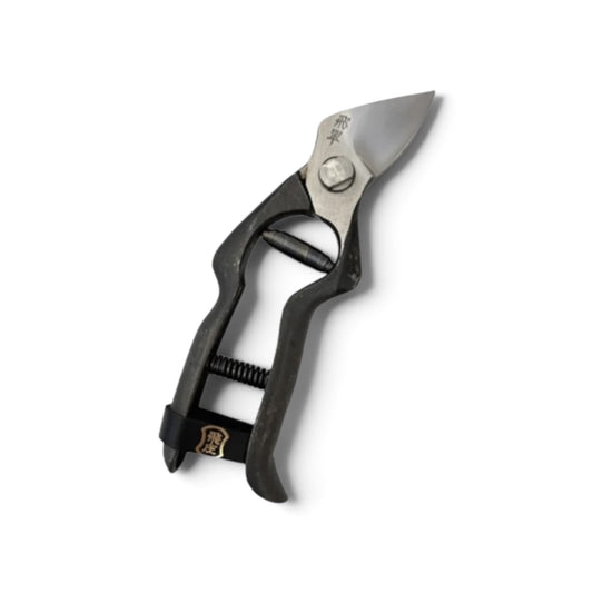 Tobisho Flagship Non-Contact Pruning Secateurs (Model Hisui) Total Length & Blade: 165mm/46mm High-Carbon Steel [Traditional Hand Forged from Scratch / Hollow Ground Back / Twisted Blade / Screw Joint / Mirror-Polished Back / Impact-Absorbing Cushion]