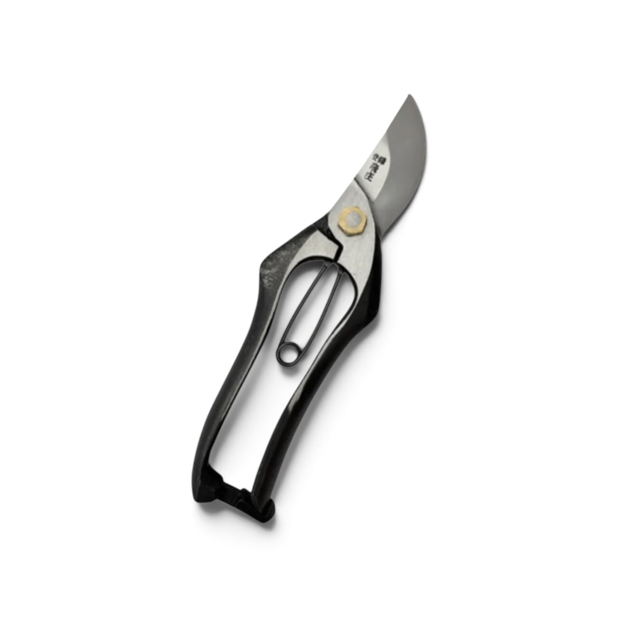 Tobisho Professional Pruning Secateurs Total Length & Blade: 200mm/67mm High-Grade Japanese Carbon Cutlery Steel [TraditionalHand Forged from Scratch /Hollow Ground Back / Twisted Blade / Screw Joint / Leather Strap Lock]