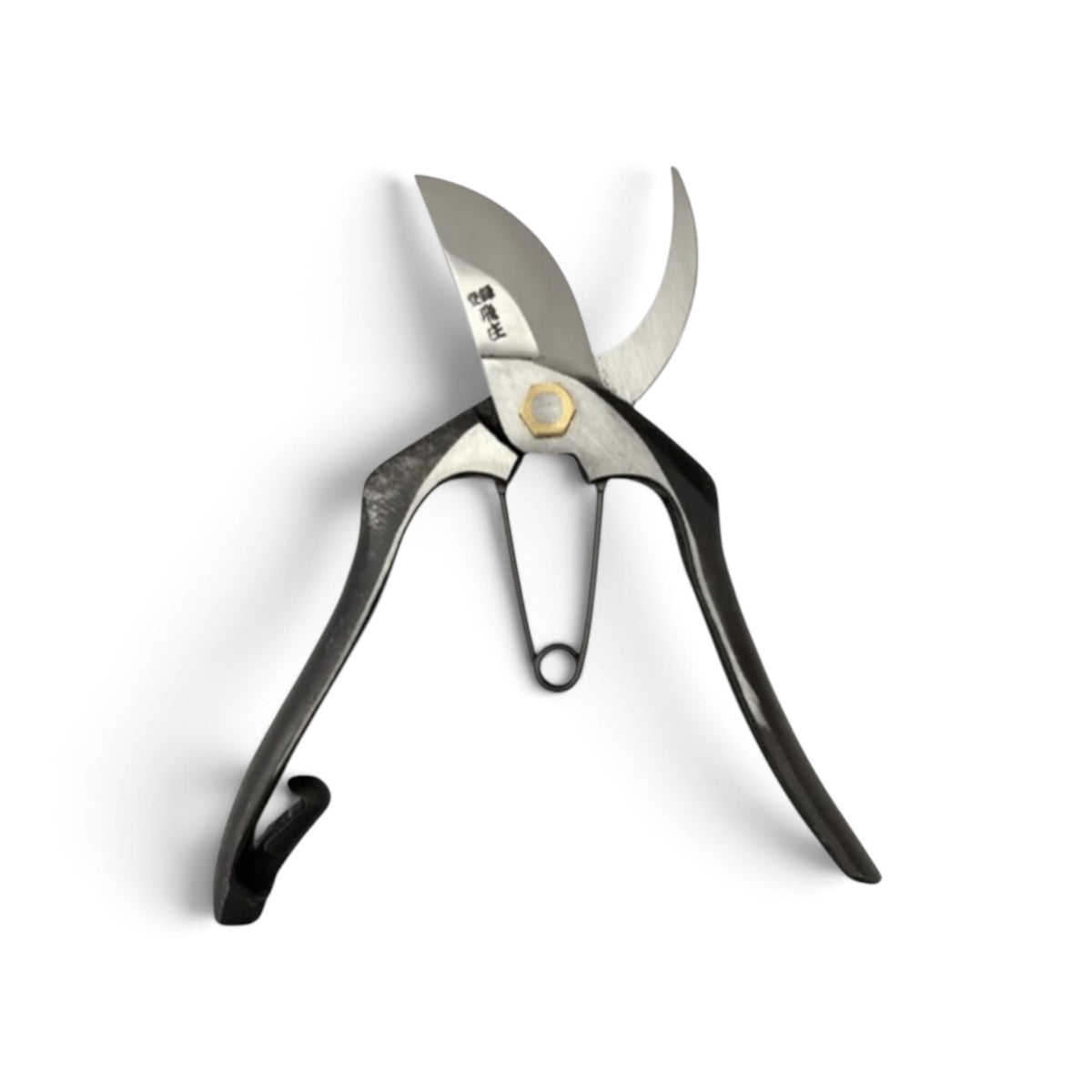 Tobisho Professional Pruning Secateurs Total Length & Blade: 200mm/67mm High-Grade Japanese Carbon Cutlery Steel [TraditionalHand Forged from Scratch /Hollow Ground Back / Twisted Blade / Screw Joint / Leather Strap Lock]