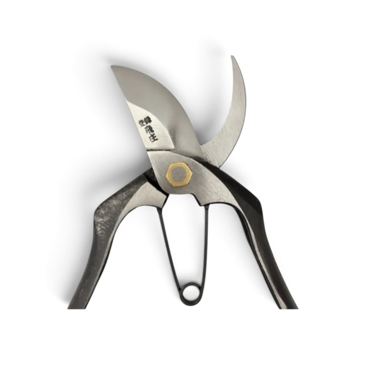 Tobisho Professional Pruning Secateurs Total Length & Blade: 200mm/67mm High-Grade Japanese Carbon Cutlery Steel [TraditionalHand Forged from Scratch /Hollow Ground Back / Twisted Blade / Screw Joint / Leather Strap Lock]