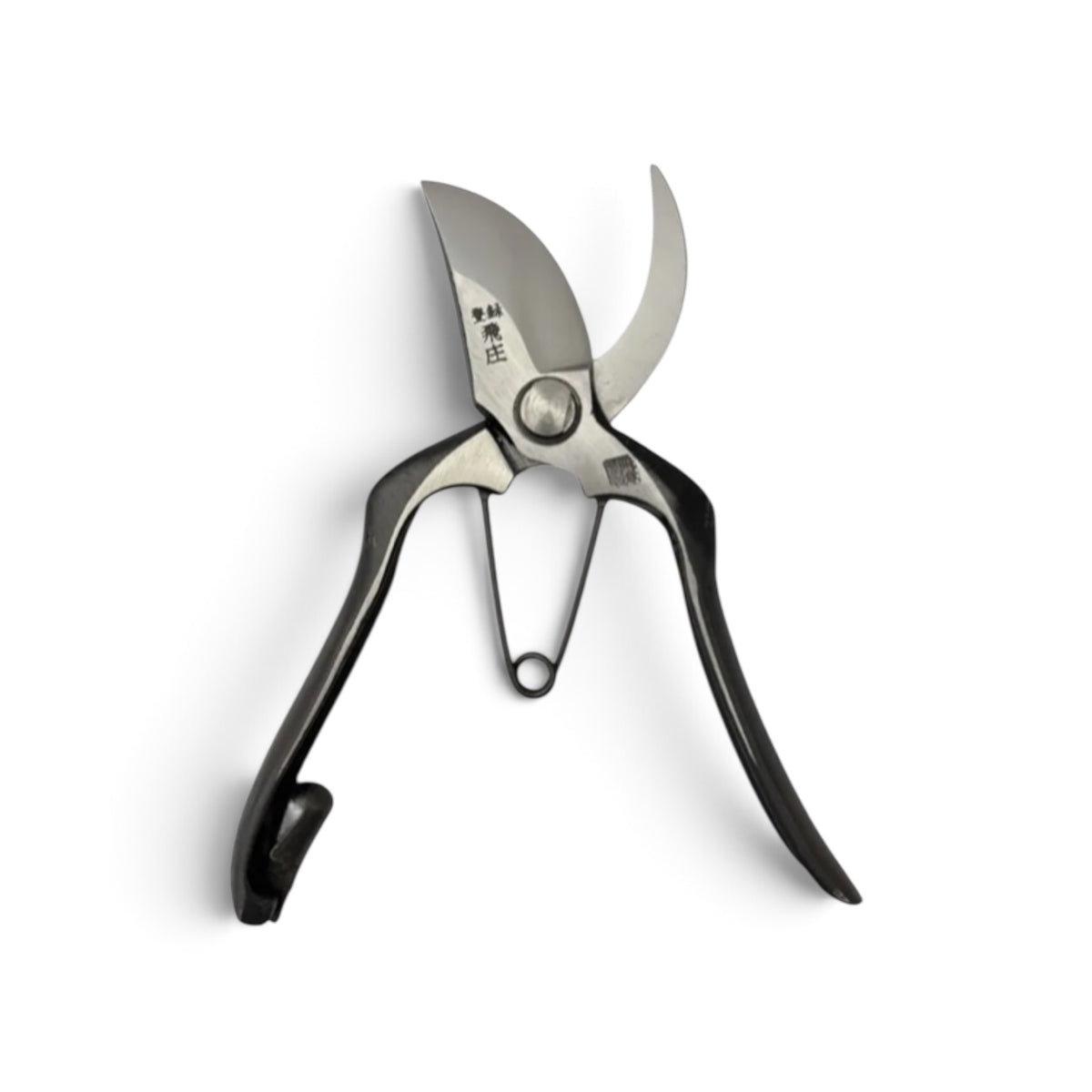 Tobisho Professional Pruning Secateurs Total Length & Blade: 200mm/64mm High-Grade Japanese Carbon Cutlery Steel [Traditional Hand Forged from Scratch / Hollow Ground Back / Twisted Blade / Screw joint / Power-Leverage Handle]