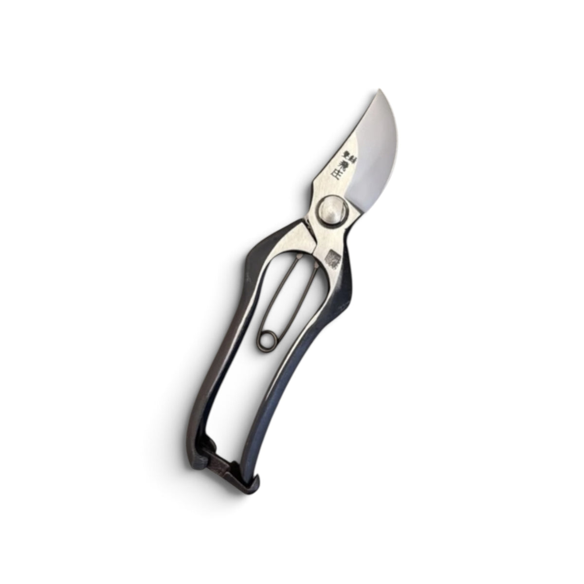 Tobisho Professional Pruning Secateurs Total Length & Blade: 200mm/64mm High-Grade Japanese Carbon Cutlery Steel [Traditional Hand Forged from Scratch / Hollow Ground Back / Twisted Blade / Screw joint / Power-Leverage Handle]