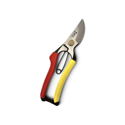 Tobisho Professional Pruning Secateurs Total Length & Blade: 185mm /54mm High-Grade Japanese Carbon Cutlery Steel [Machine-Forged & Hand-Finished / Hollow Ground Back / Twisted  Blade / Screw Joint /Compact Ergonomic Geometry]