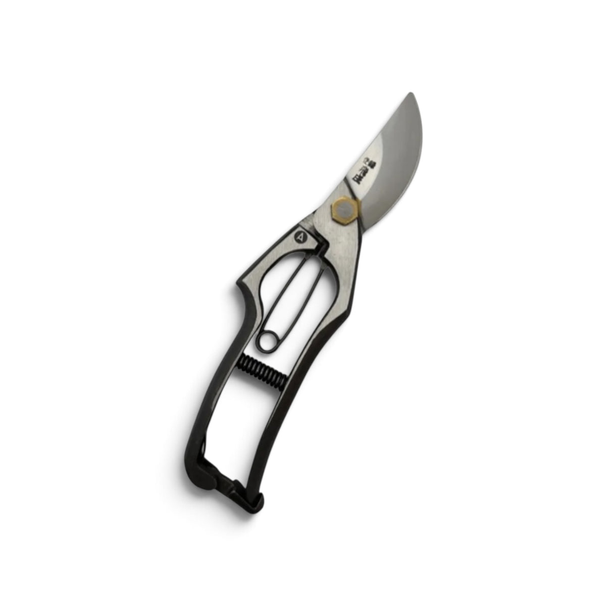 Tobisho Professional Pruning Secateurs Total Length: & Blade 205mm/64mm Premium Japanese High-Carbon Steel [Machine-Forged & Hand-Finished-Laminated Steel / Hollow Ground Back / Twisted Steel / Screw Joint / Shock-Absorbing Cushion Spring