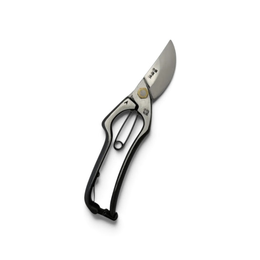 Tobisho Professional Pruning Secateurs Yasuki Laminated Steel Total Length & B: 225mm/75mm [Machine-Forged & Hand-Finished with Laminated construction /Hollow Ground Back / Twisted Blade / Screw joint / Extra Leverage Geometry]