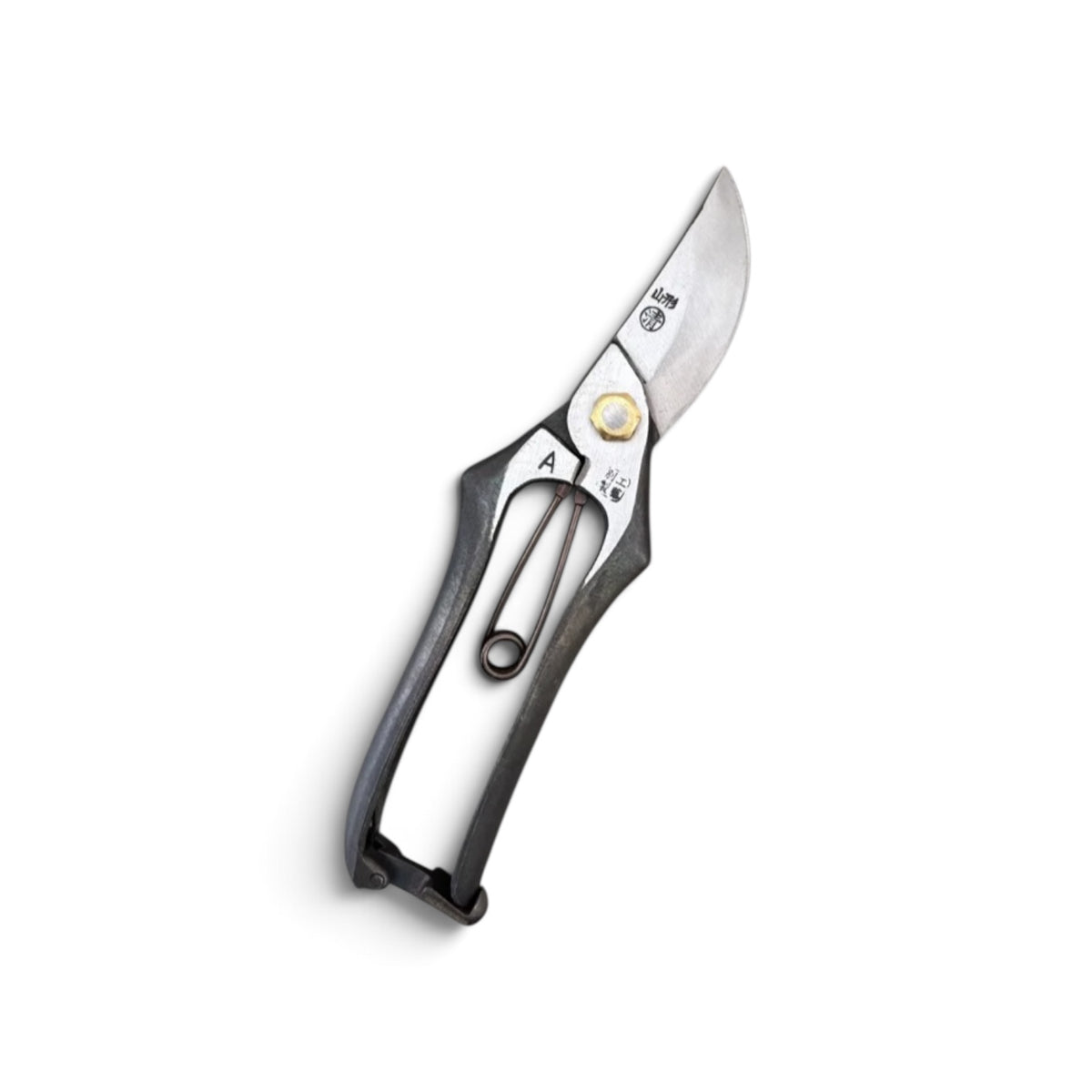 Kudo Seikyosho Pruning Secateurs Total Length & Blade : 200mm/66mm Japanese Special Cutlery Steel [Traditional Hand Forged from Scratch / Hollow Ground Back / Twisted Blade / Screw Joint]