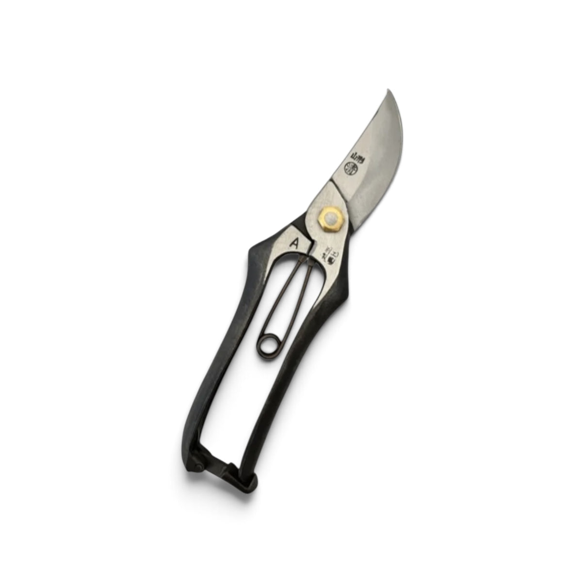 Kudo Seikyosho Pruning Secateurs Total Length & Blade : 200mm/66mm Japanese Special Cutlery Steel [Traditional Hand Forged from Scratch / Hollow Ground Back / Twisted Blade / Screw Joint]