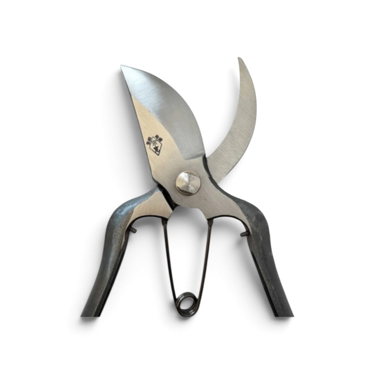 Sokan Pruning Secateurs Large Model Total Length & Blade: 225mm/73mm High-Grade Japanese Carbon Cutlery Steel [Traditional Hand Forged from Scratch / Hollow Ground Back / Twisted Blade / Screw Joint / High-Leverage Geometry]