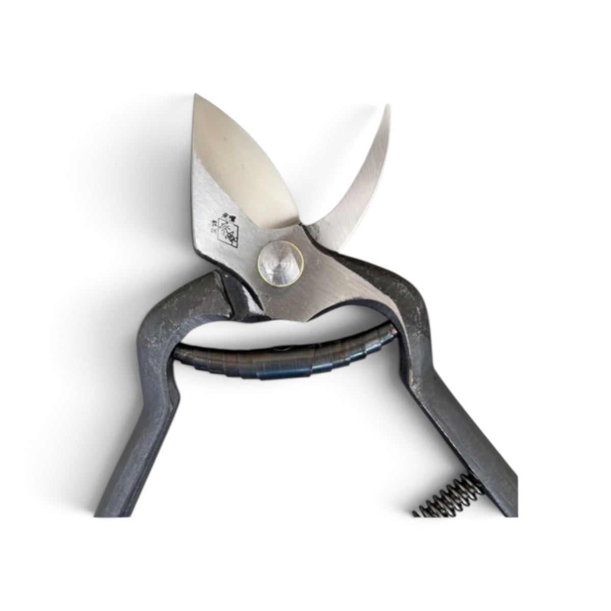 Sokan Pruning Secateurs Tsugaru-Type Total Length & Blade:195mm/56mm Premium High-Carbon Japanese Cutlery Steel [Traditional Hand-Forged from Scratch / Hollow Ground Back / Twisted Blade / Screw Joint /Tsugaru Orchard Geometry]