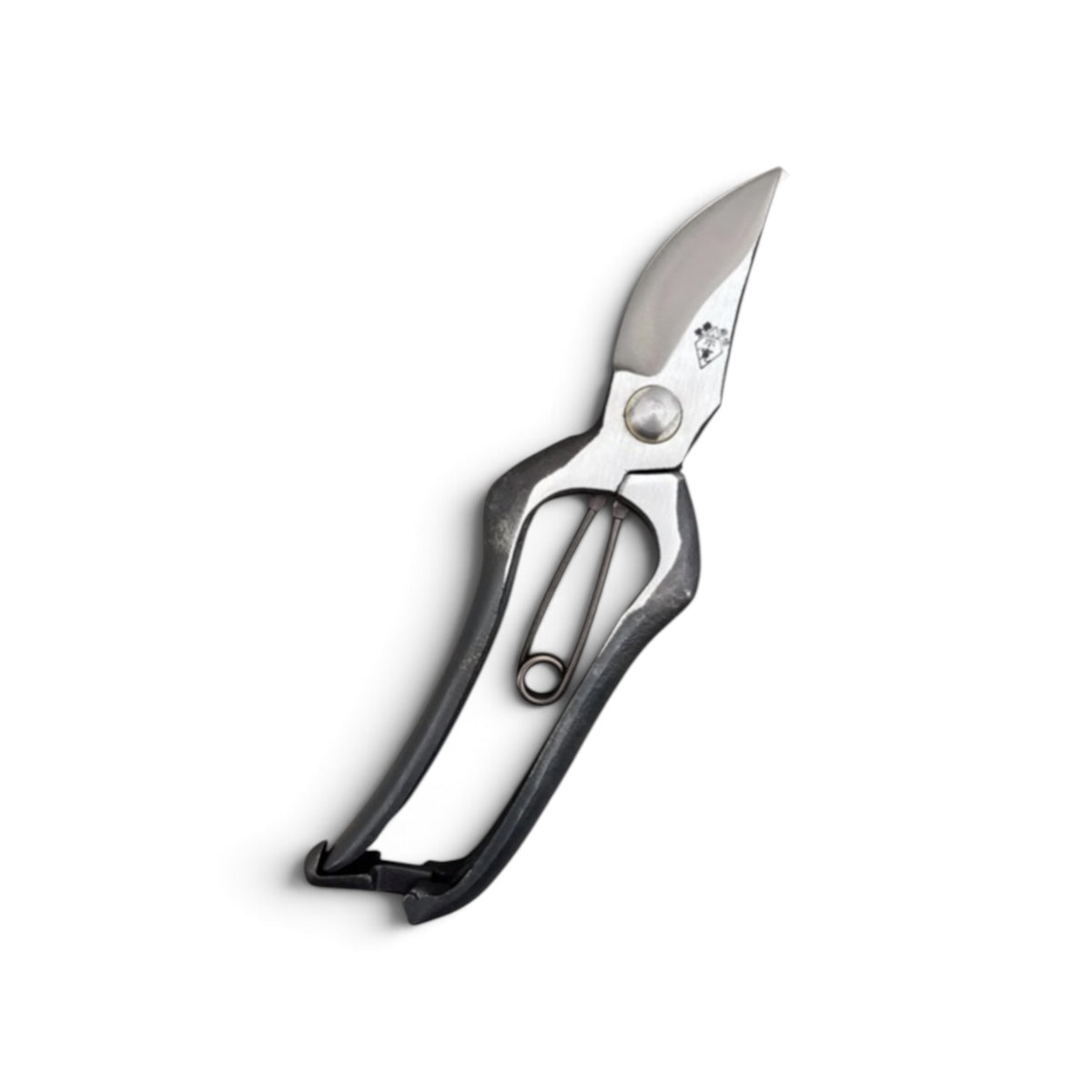 Sokan Left-Handed Pruning Secateurs Total Length & Blade: 200mm/65mm High-Grade Japanese Carbon Cutlery Steel [Traditional Hand Forged from Scratch / Hollow Ground Back / Twisted Blade / Screw Joint / True Left-Handed Mirror-Image Construction]