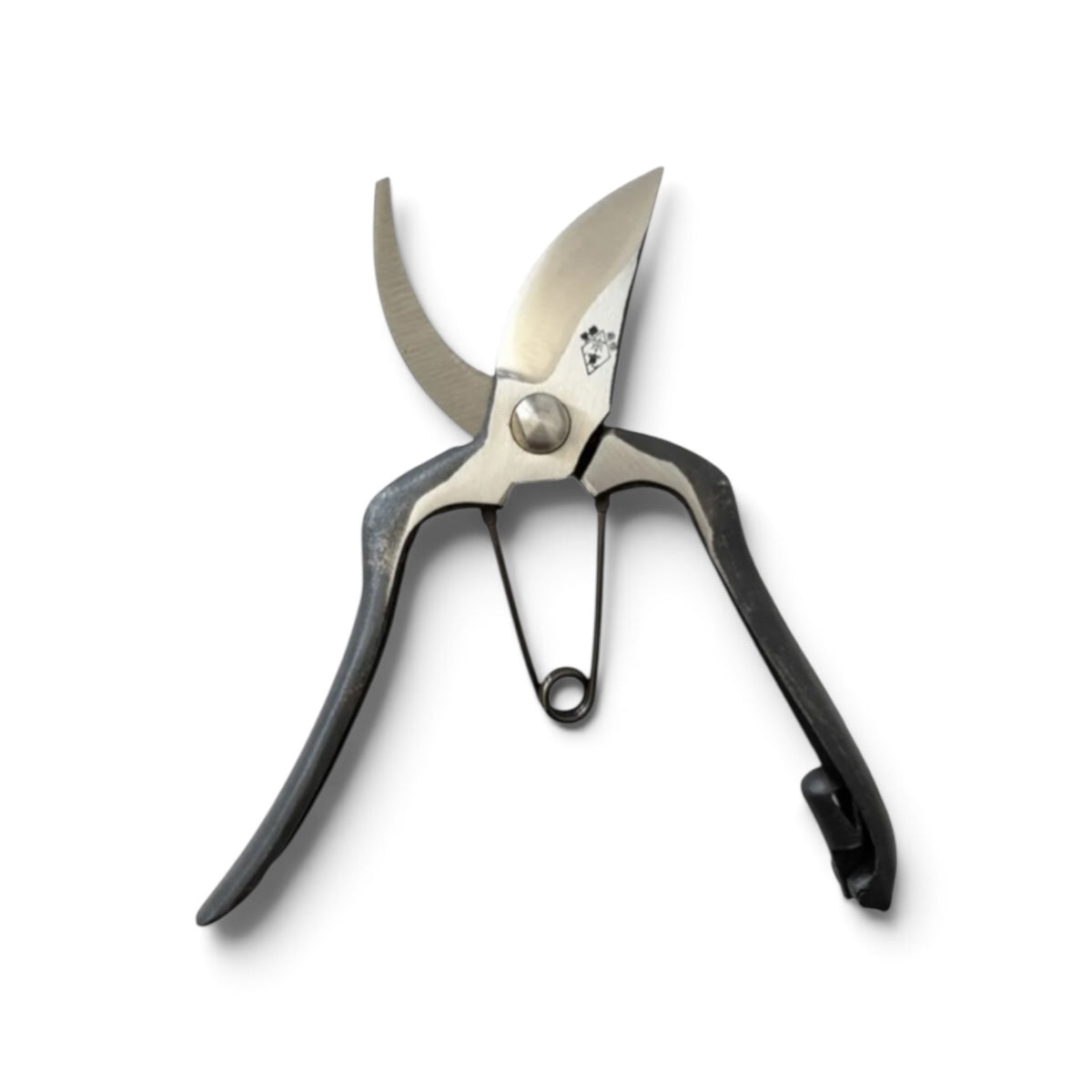 Sokan Left-Handed Pruning Secateurs Total Length & Blade: 200mm/65mm High-Grade Japanese Carbon Cutlery Steel [Traditional Hand Forged from Scratch / Hollow Ground Back / Twisted Blade / Screw Joint / True Left-Handed Mirror-Image Construction]