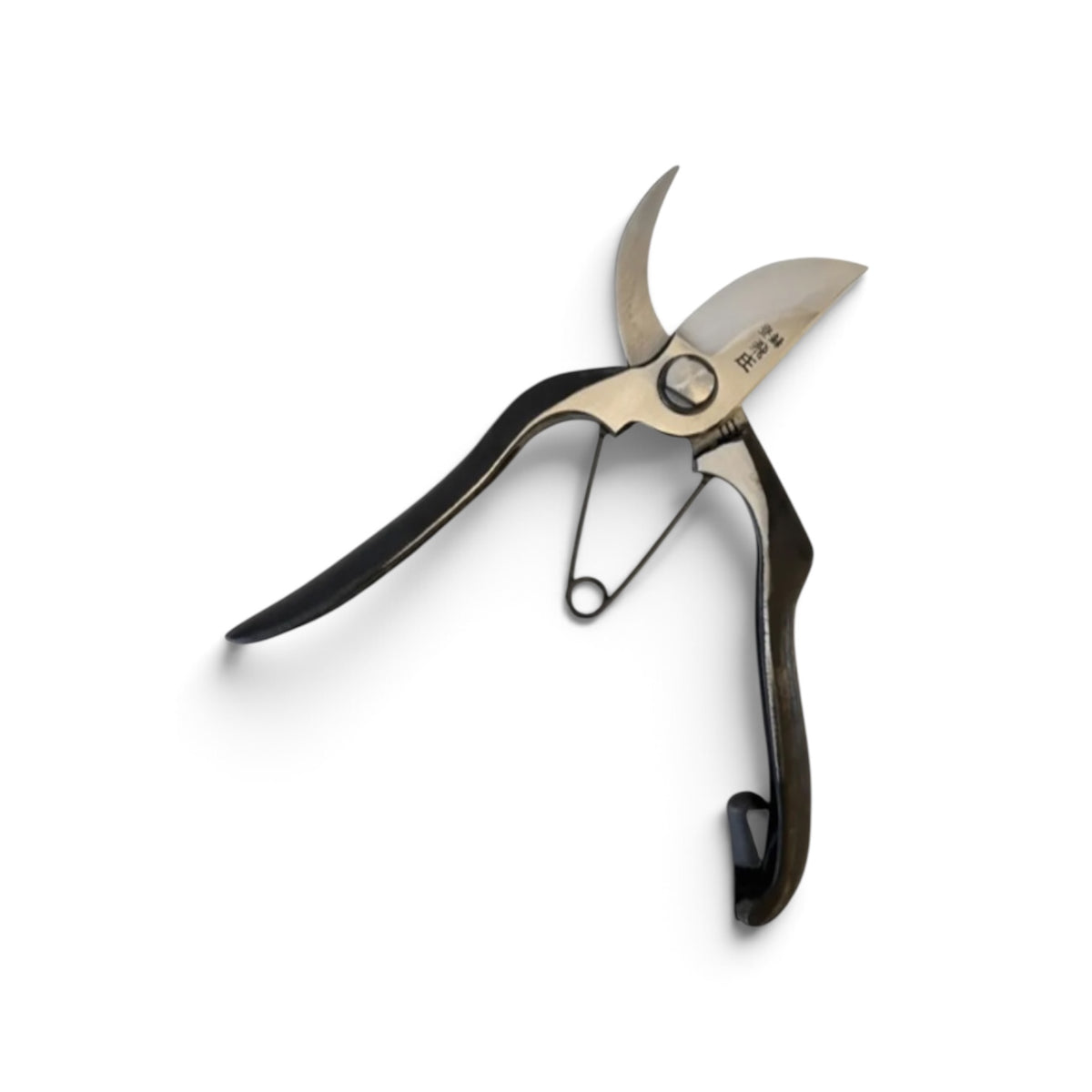 Tobisho Pruning Secateurs Left-Handed Total Length & Blade: 200mm/60mm Premium Japanese Hitachi Special Cutlery Steel [Traditional Hand Forged from Scratch / Hollow Ground Back / Twisted Blade / Screw Joint / Left-Handed Mirror-Image Construction]