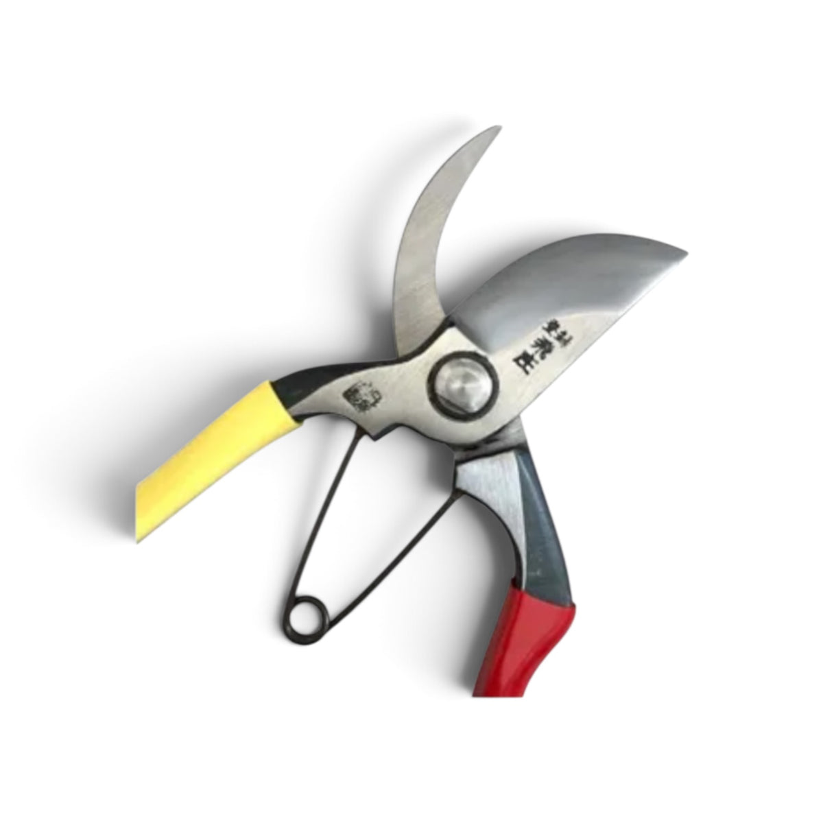 Tobisho Pruning Secateurs Left-Handed Vinyl Grip Total Length & Blade: 200mm/60mm Premium Japanese Special Cutlery Steel [Traditional Hand Forged from Scratch / Hollow Ground Back / Twisted Blade / Screw Joint / Traditional Bottom Catch]