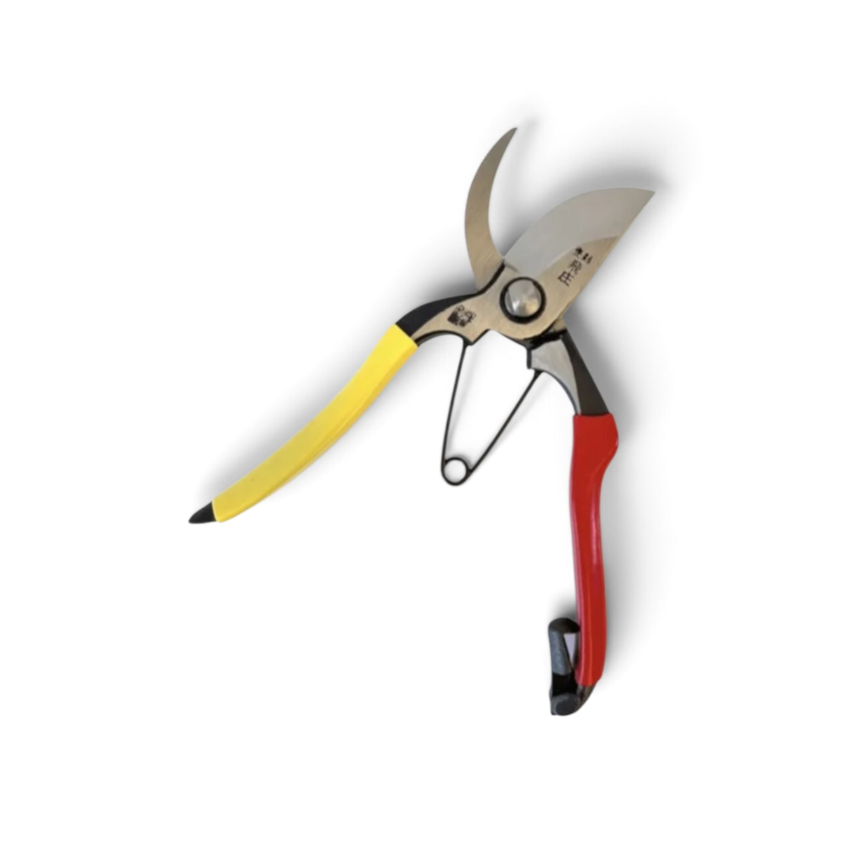 Tobisho Pruning Secateurs Left-Handed Vinyl Grip Total Length & Blade: 200mm/60mm Premium Japanese Special Cutlery Steel [Traditional Hand Forged from Scratch / Hollow Ground Back / Twisted Blade / Screw Joint / Traditional Bottom Catch]