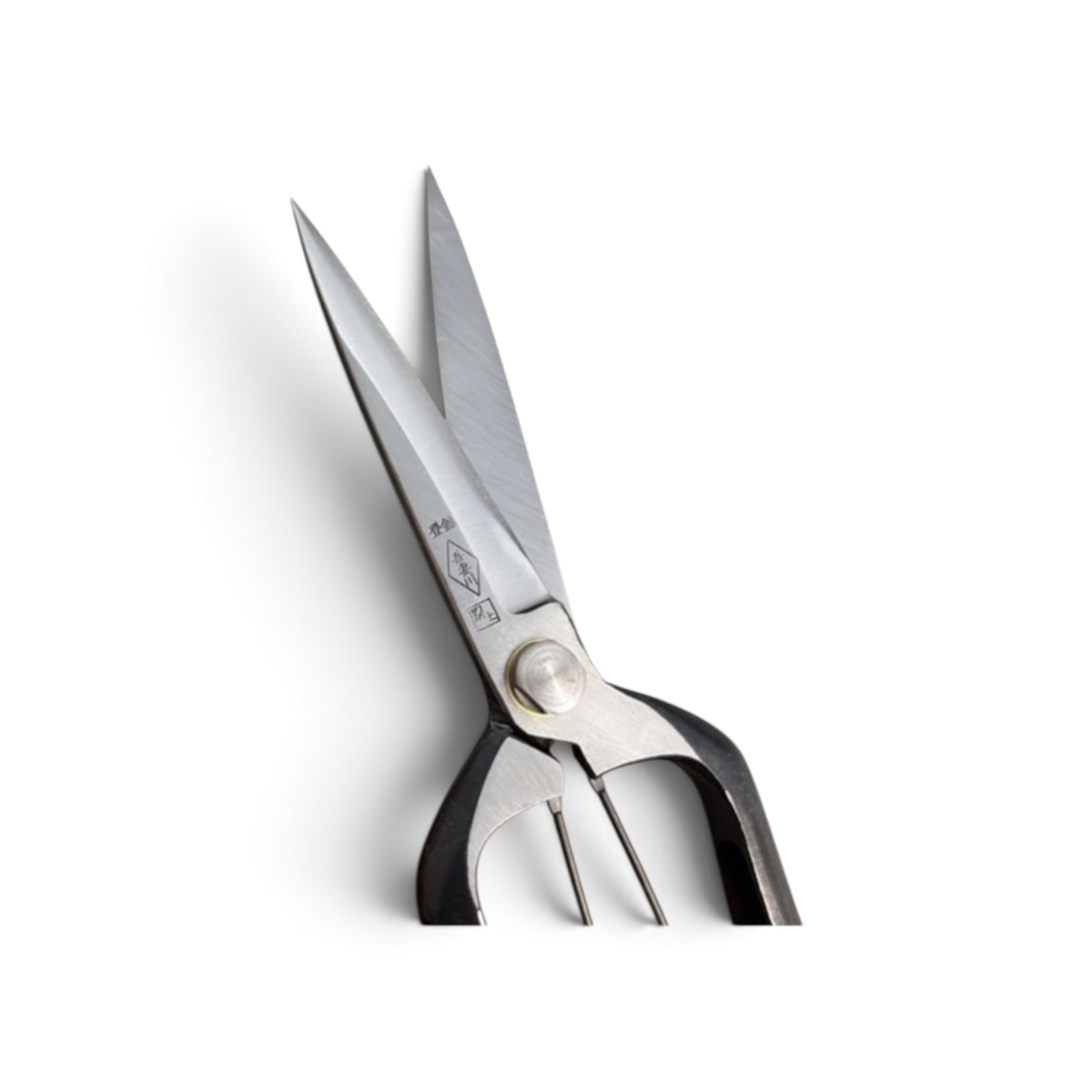 Azumagawa Bud Trimming Scissors Double-Edged Total Length & Blade: 230mm/103mm Weight: 224g | Premium Japanese Carbon Cutlery Steel [Traditional Hand Forged from Scratch / Hollow Ground Back / Twisted Blade / Screw Joint / Bottom Spring Lock]