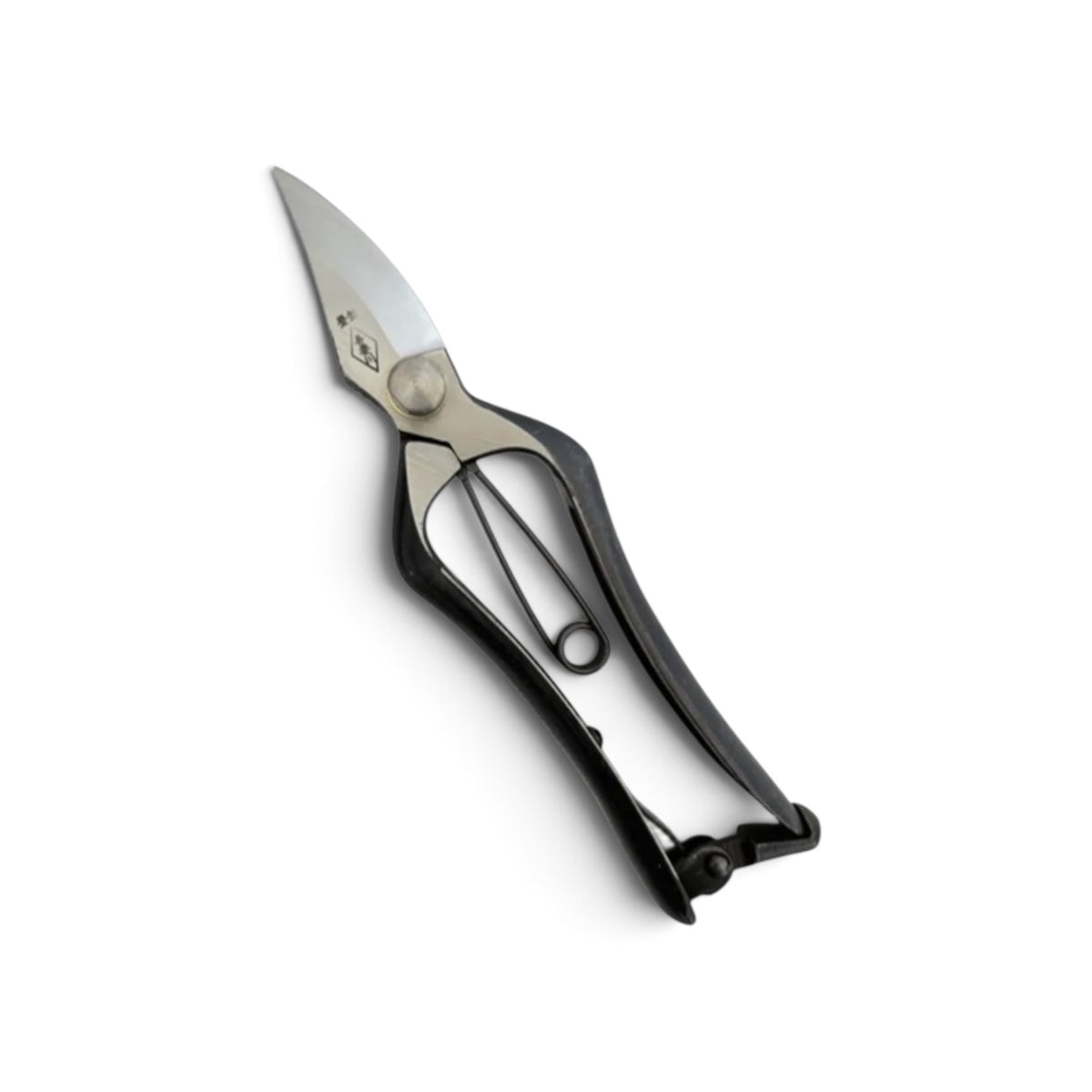 Azumagawa Hybrid Pruning & Bud Trimming Shears Total Length & Blade: 185mm/60mm Weight: Lightweight | Premium Japanese Carbon Cutlery Steel [Traditional Hand Forged from Scratch / Hollow Ground Back / Twisted Blade / Screw Joint / Bottom Spring Lock]
