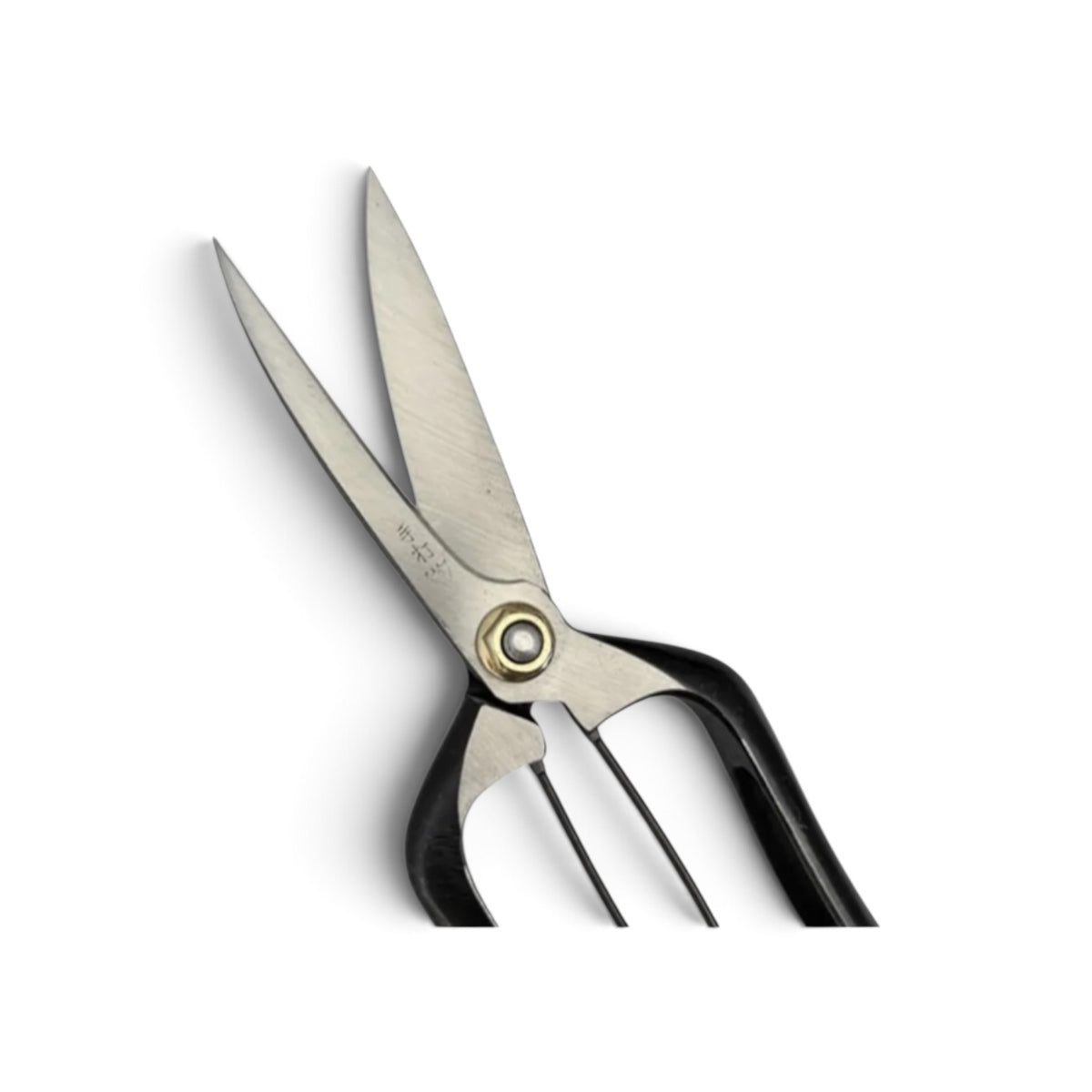 Azumagawa Bud Trimming Scissors Single-Edged Total Length & Blade: 210mm/85mm Weight: Approx. 225g | Premium Japanese Carbon Cutlery Steel [Traditional Hand Forged from Scratch / Hollow Ground Back / Twisted Blade / Screw Joint / Bottom Spring Lock]
