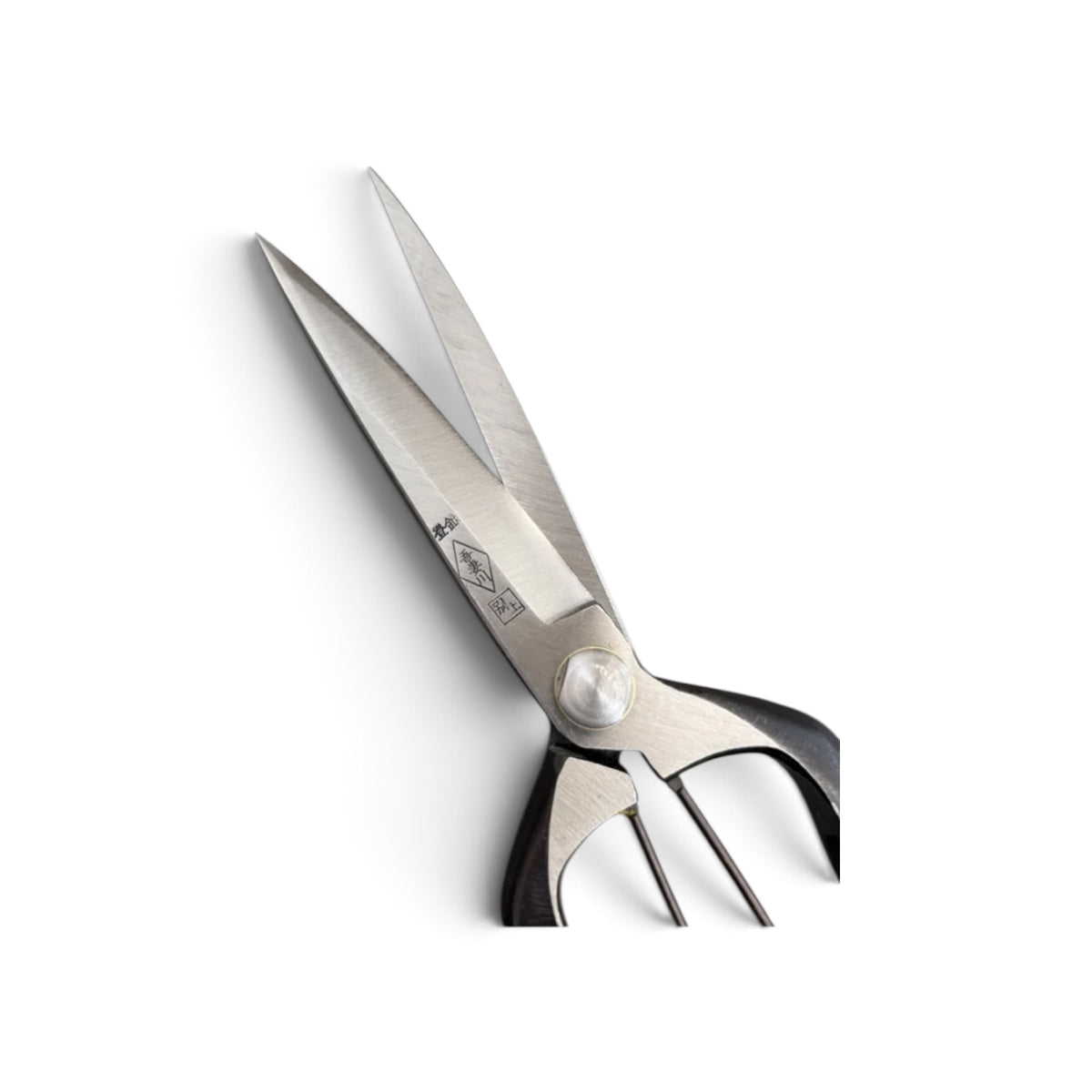 Azumagawa Bud Trimming Scissors Single-Edged Long Blade Total Length & Blade: 228mm/100mm UVWeight: Approx. 240g | High Carbon Cutlery Steel [Traditional Hand Forged from Scratch/ Hollow Ground Back / Twisted Blade / Screw Joint / Bottom Spring Lock]