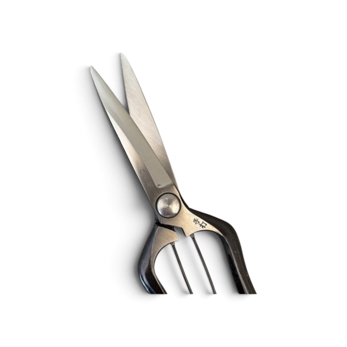 Hasamiya Ichiban Bud Trimming Scissors Double-Edged Total Length & Blade: 230mm/97mm Weight: 220g | Premium Japanese Carbon Cutlery Steel [Traditional Hand Forged from Scratch / Hollow Ground Back / Twisted Blade / Screw Joint / Bottom Spring Lock]