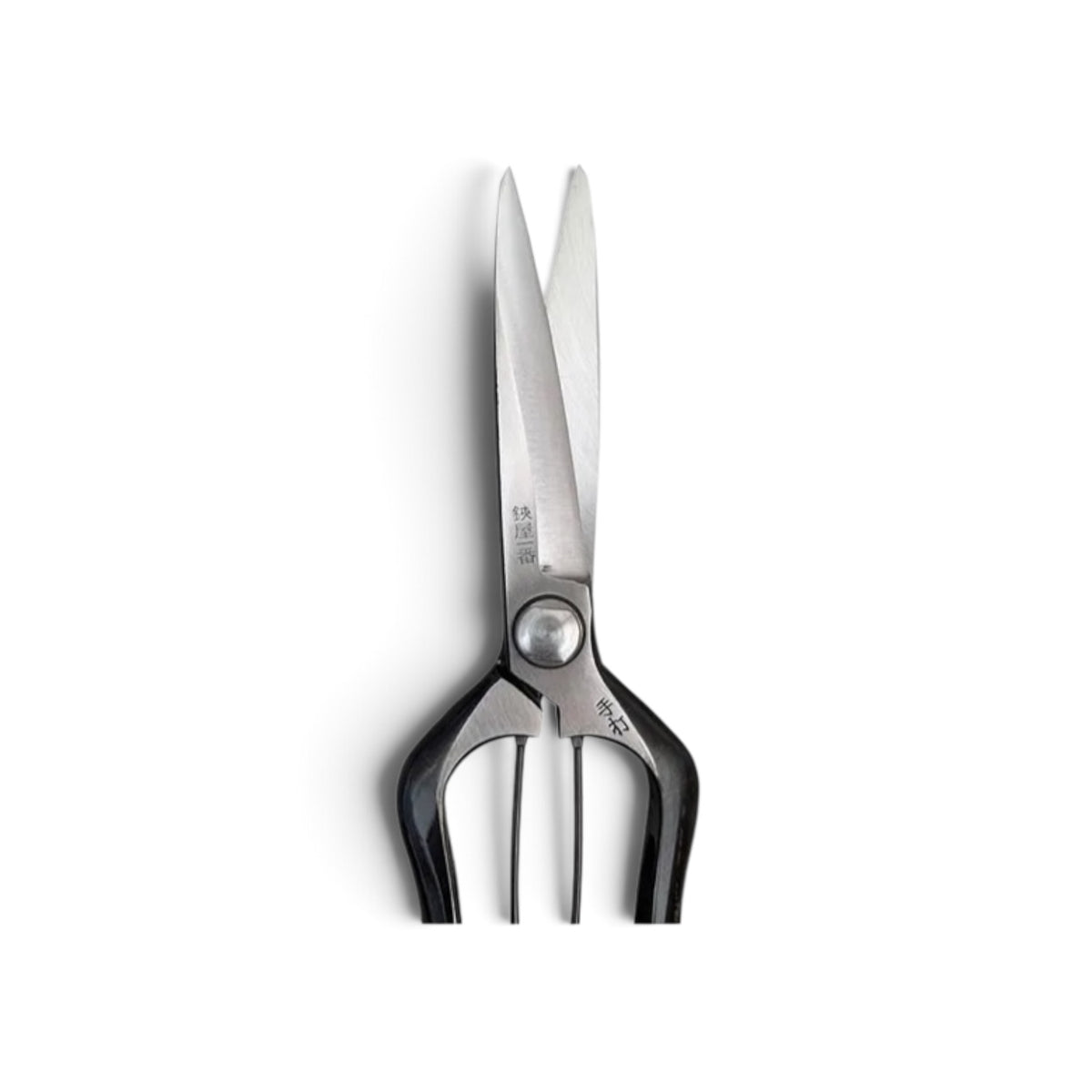 Hasamiya Ichiban Bud Trimming Scissors Double-Edged Total Length & Blade: 230mm/97mm Weight: 220g | Premium Japanese Carbon Cutlery Steel [Traditional Hand Forged from Scratch / Hollow Ground Back / Twisted Blade / Screw Joint / Bottom Spring Lock]
