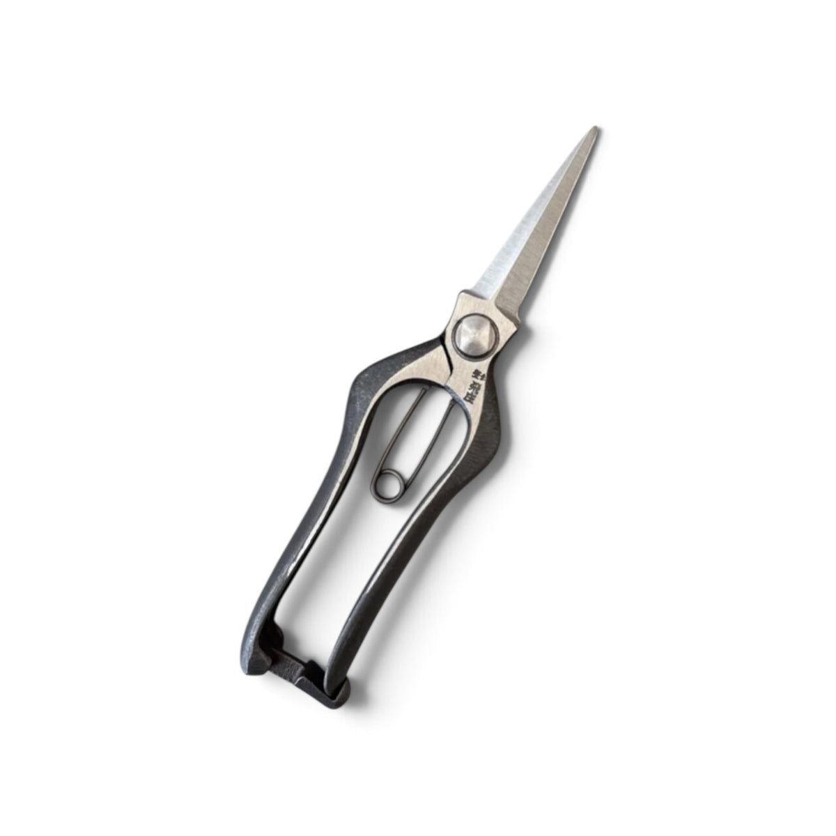 Tobisho Bud Trimming Scissors Double-Edged Total Length & Blade: 200mm/76mm Weight: 200g | Premium Japanese Carbon Cutlery Steel [Traditional Hand Forged from Scratch / Hollow Ground Back / Twisted Blade / Screw Joint / Bottom Spring Lock]