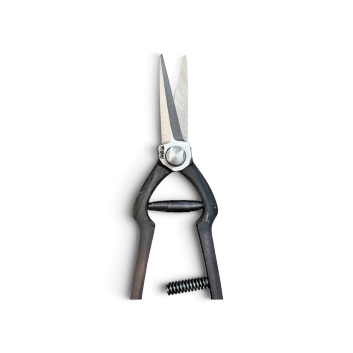 Tobisho Special Deluxe Bud Trimming Scissors Double-Edged Total Length & Blade: 205mm/69mm Weight: 210g High Carbon Cutlery Steel [Traditional Hand Forged from Scratch  / Dual-Spring System /Hollow Ground Back / Twisted Blade / Screw Joint]