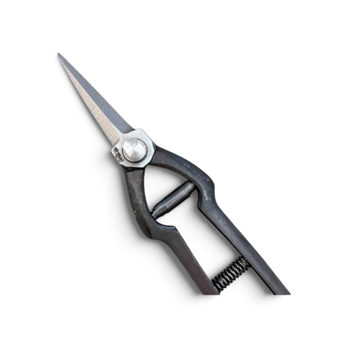 Tobisho Special Deluxe Bud Trimming Scissors Double-Edged Total Length & Blade: 205mm/69mm Weight: 210g High Carbon Cutlery Steel [Traditional Hand Forged from Scratch  / Dual-Spring System /Hollow Ground Back / Twisted Blade / Screw Joint]