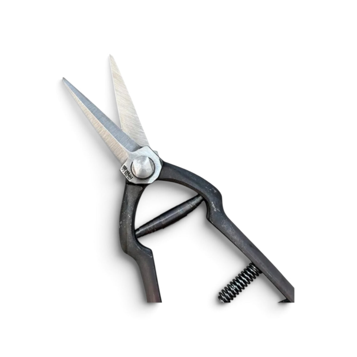 Tobisho Special Deluxe Bud Trimming Scissors Double-Edged Total Length & Blade: 205mm/69mm Weight: 210g High Carbon Cutlery Steel [Traditional Hand Forged from Scratch  / Dual-Spring System /Hollow Ground Back / Twisted Blade / Screw Joint]
