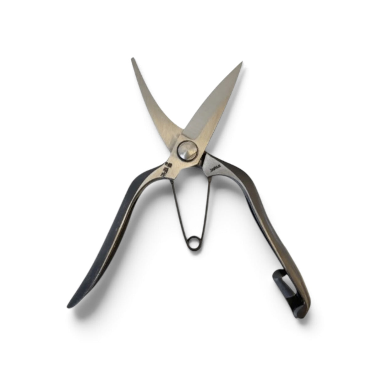 Tobisho Left-Handed Hybrid Long-Blade Pruning & Bud Scissors Total Length & Blade 205mm/74mm Weight: 200g | High Carbon Steel [Traditional Hand Forged from Scratch / Hollow Ground / Screw Joint / Twisted Blade / Bottom Lock]