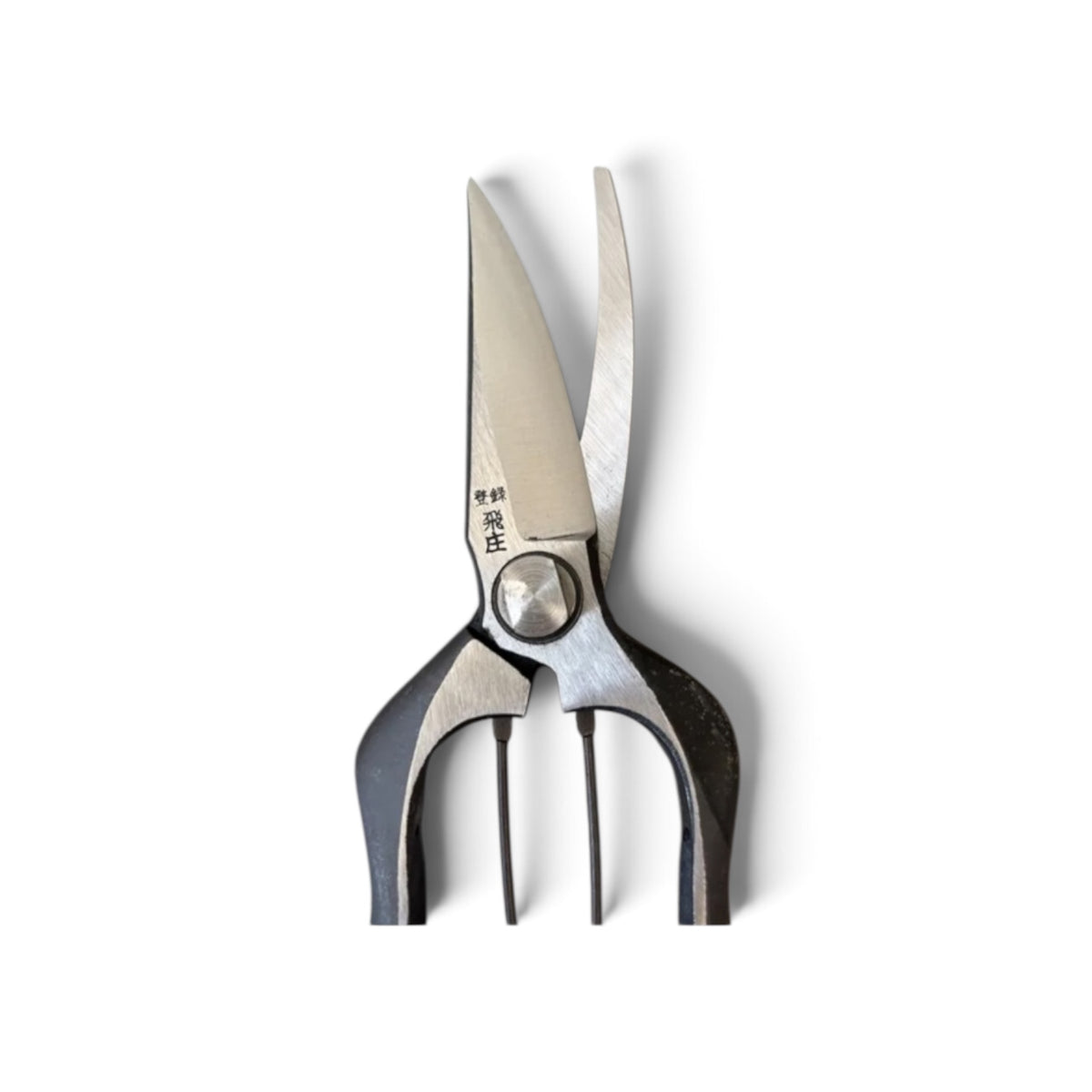Tobisho Single-Edged Bud Trimming Scissors Total Length & Blade 200mm/73mm Weight: 200g | High Carbon Steel [Traditional Hand Forged from Scratch / Hollow Ground Back / Twisted Blade / Screw Joint / Bottom Lock]