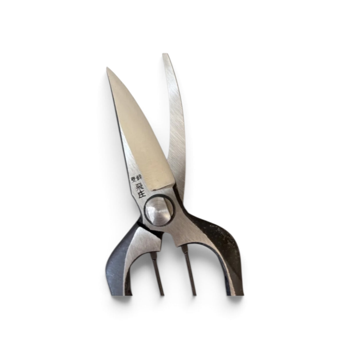 Tobisho Single-Edged Bud Trimming Scissors Total Length & Blade 200mm/73mm Weight: 200g | High Carbon Steel [Traditional Hand Forged from Scratch / Hollow Ground Back / Twisted Blade / Screw Joint / Bottom Lock]