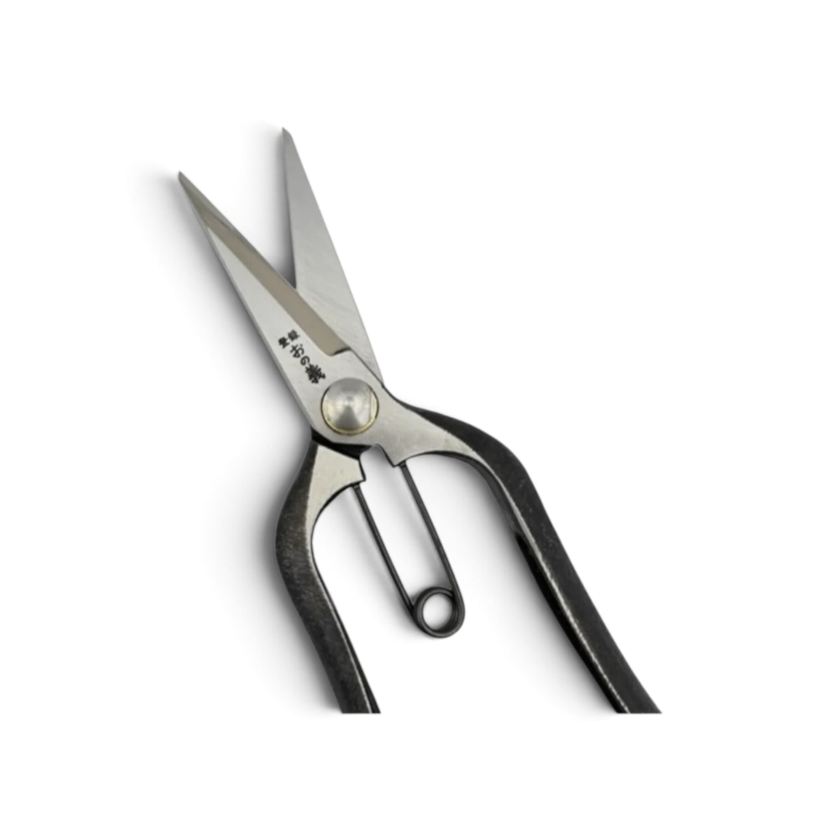 Onoyoshi Double-Edged Bud Trimming Scissors Slim  Model Total Length & Blade: 200mm/70mm Weight: 200g High Carbon Steel [Traditional  Hand Forged from Scratch / Hollow Ground Back / Twisted Blade / Screw Joint / Bottom Lock]