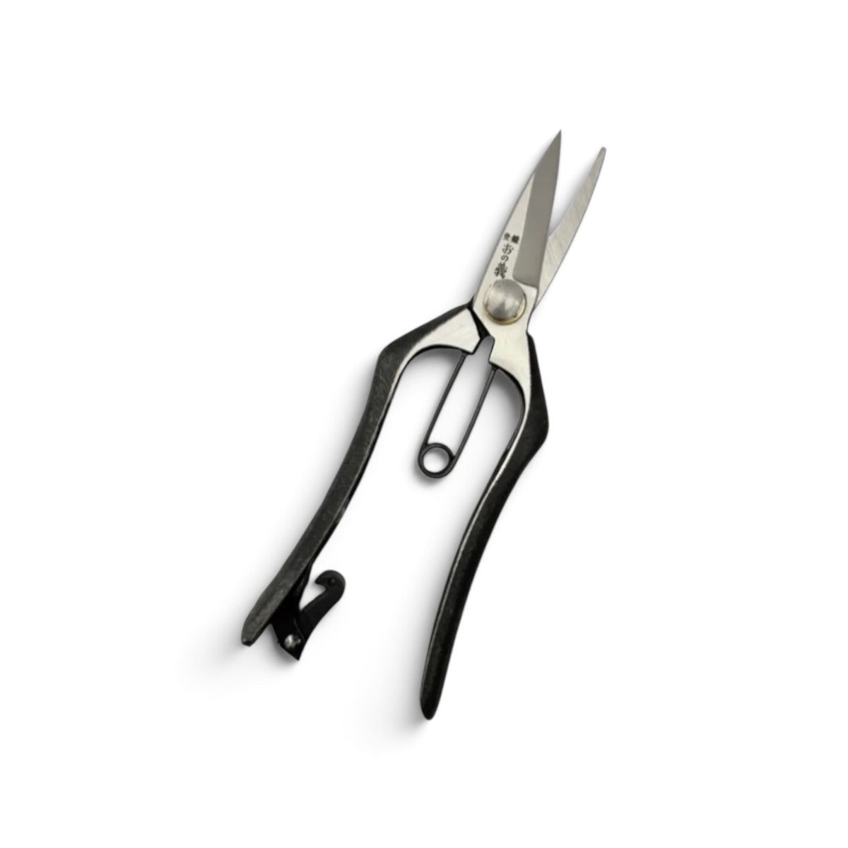 Onoyoshi Hybrid Pruning & Bud Trimming Scissors Total Length & Blade 180mm/62mm Weight: 200g | High Carbon Steel [Traditional Hand Forged from Scratch / Hollow Ground Back  / Twisted Blade / Screw Joint / Bottom Lock]
