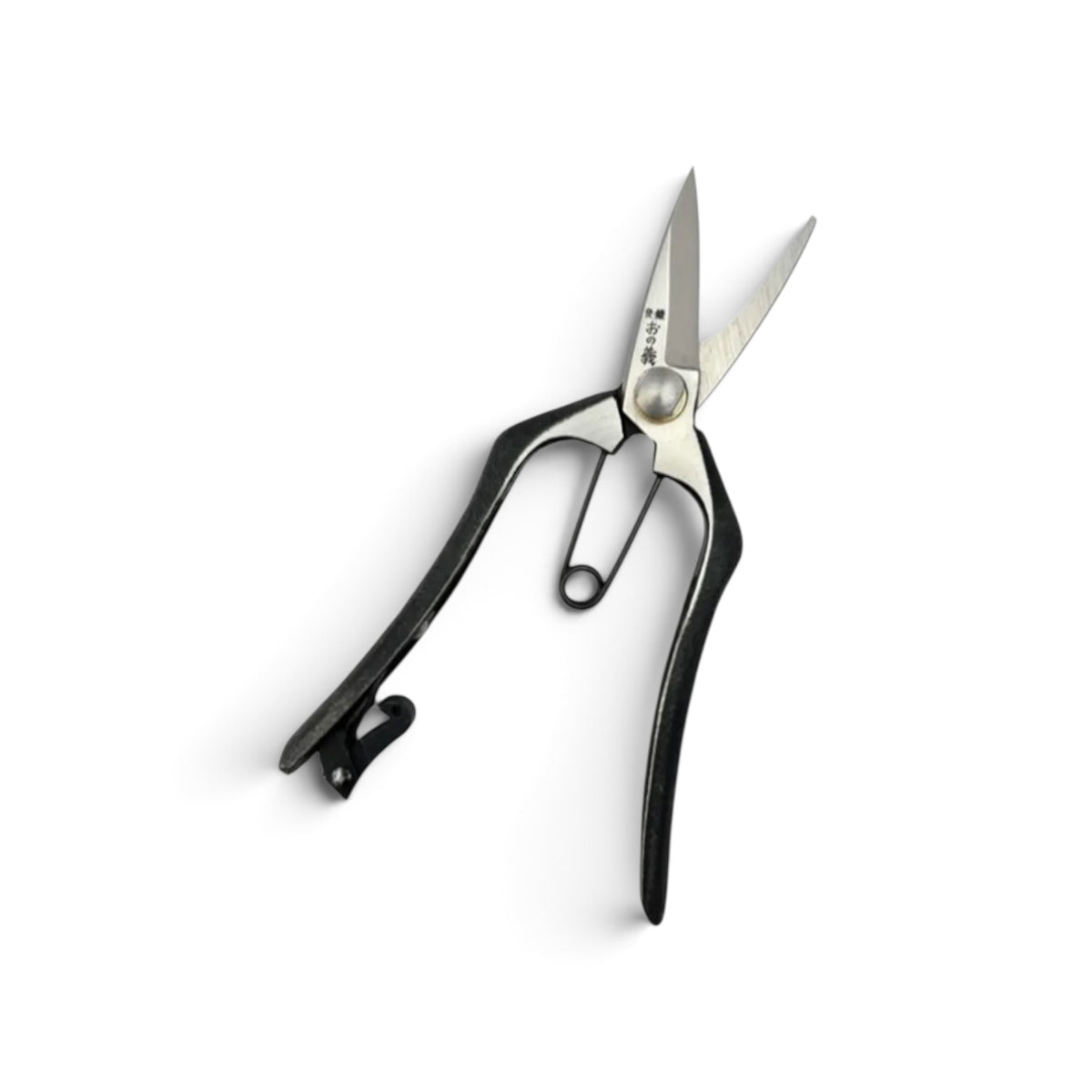Onoyoshi Hybrid Pruning & Bud Trimming Scissors Total Length & Blade 180mm/62mm Weight: 200g | High Carbon Steel [Traditional Hand Forged from Scratch / Hollow Ground Back  / Twisted Blade / Screw Joint / Bottom Lock]