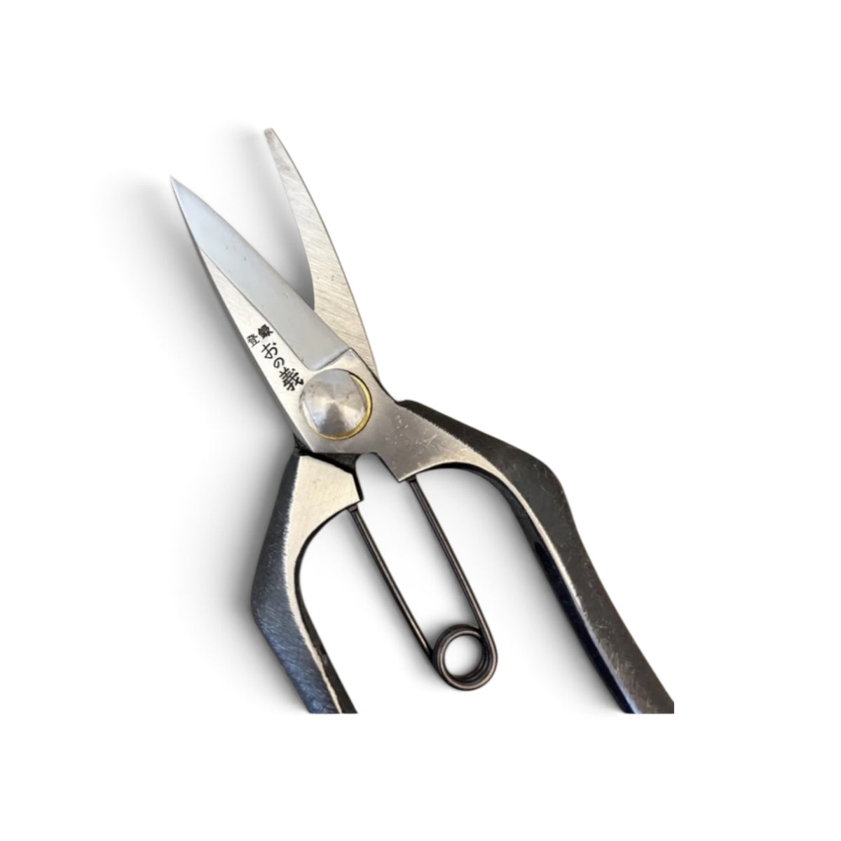 Onoyoshi Hybrid Pruning & Bud Trimming Scissors Total Length & Blade 180mm/62mm Weight: 200g | High Carbon Steel [Traditional Hand Forged from Scratch / Hollow Ground Back  / Twisted Blade / Screw Joint / Bottom Lock]